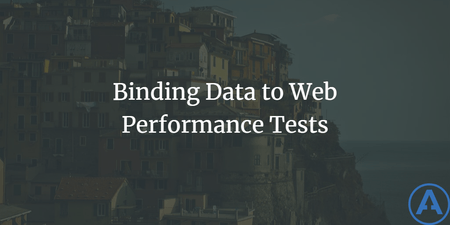 featured image thumbnail for post Binding Data to Web Performance Tests