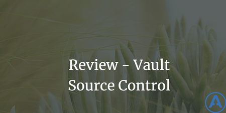 featured image thumbnail for post Review - Vault Source Control