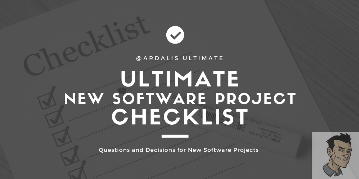 New Software Project Checklist