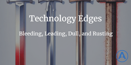 featured image thumbnail for post Navigating the Edges of Technology in Software Development: Bleeding, Leading, Dull, and Rusting
