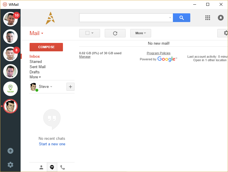 mac native mail for gmail