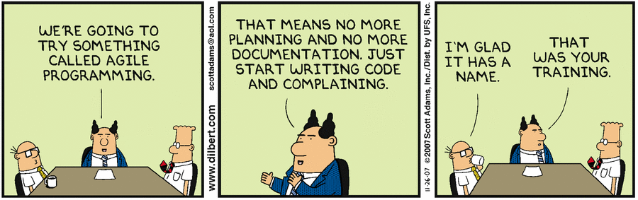 Dilbert on Agile