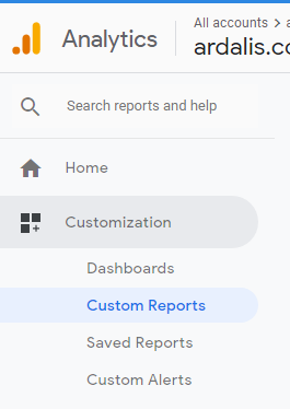 Google Analytics - Customization - Custom Reports