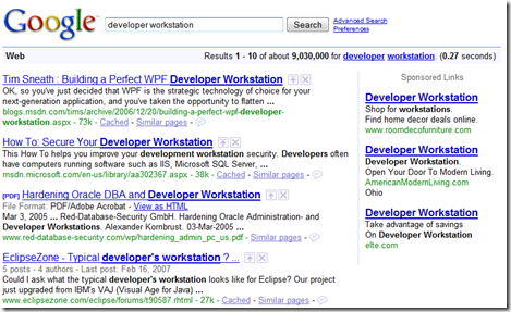 google developer workstation