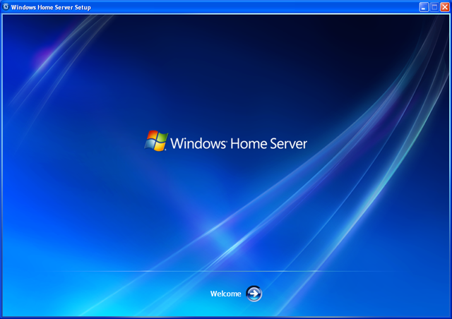 windows home server splash screen