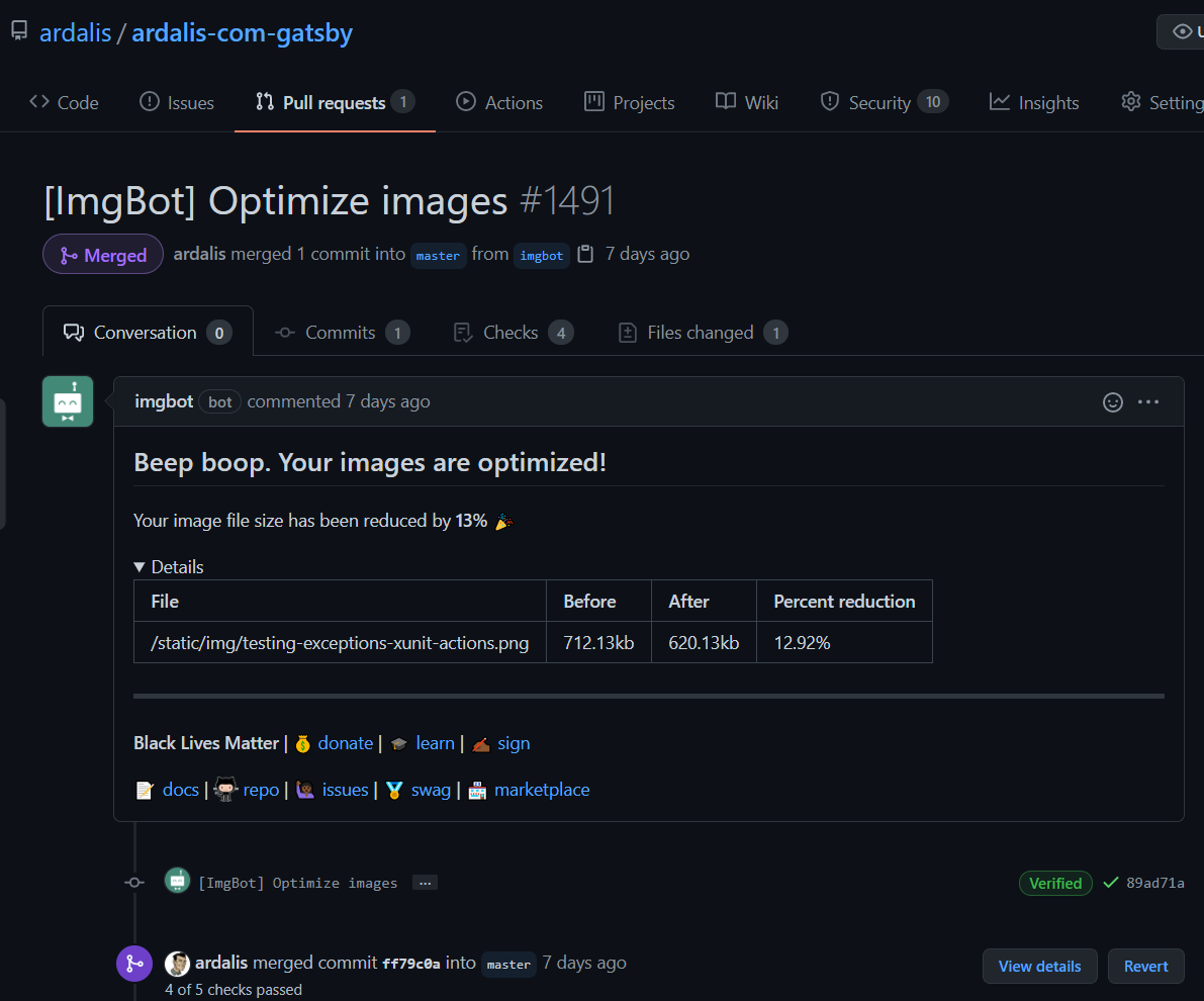 imgbot pull request