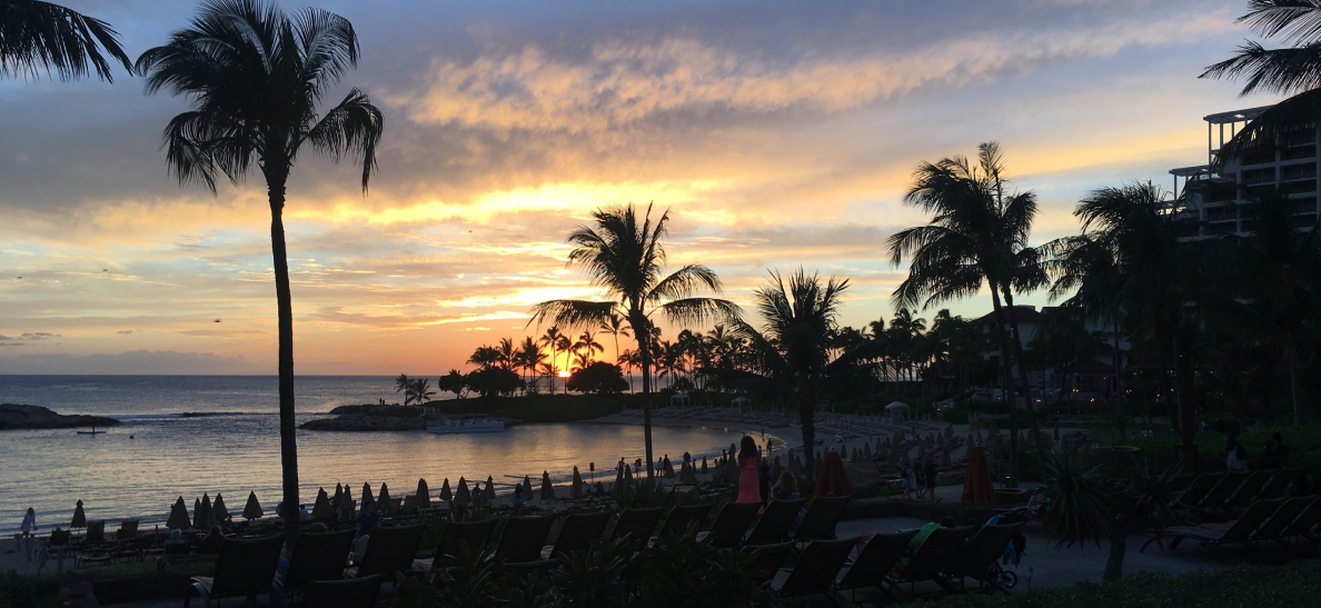 Sunset from Aulani