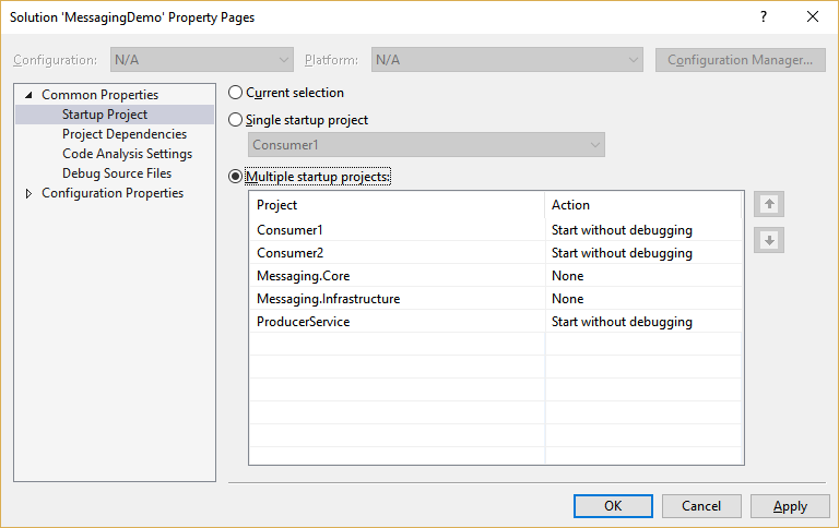 How to Start Multiple Projects in Visual Studio | Blog