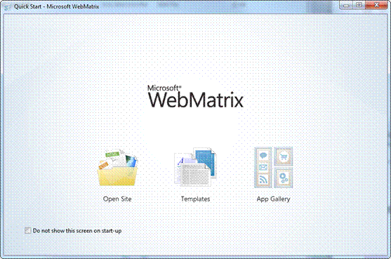 WebMatrix Launch