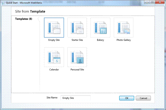 WebMatrix Templates