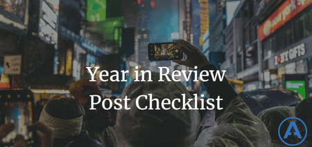 featured image thumbnail for post Year in Review Post Checklist