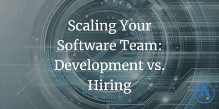featured image thumbnail for post Scaling Your Software Team: Development vs. Hiring