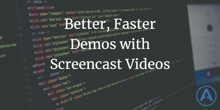 featured image thumbnail for post Better Faster Demos with Screencast Videos