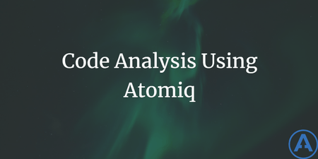 featured image thumbnail for post Code Analysis Using Atomiq